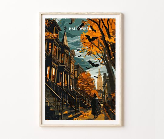 Discover Halloween Print, Halloween Art, Halloween Home Decor, Halloween Wall Art