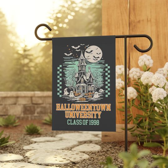 Discover Halloween Garden Flag, Witchy Garden Flag, Halloween House Banner