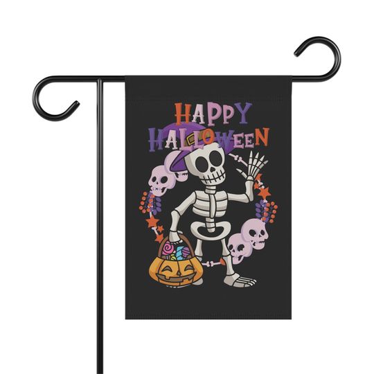 Discover Halloween Garden Flag   - Spooky Season Delight
