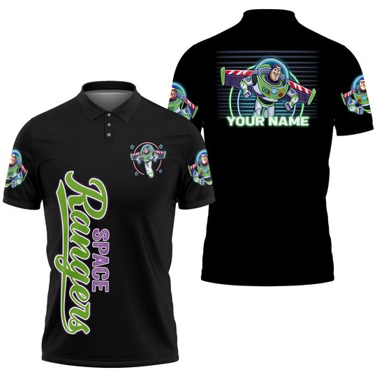 Personalize Buzz Lightyear Polo Shirt, Disney Performance Polo Shirt