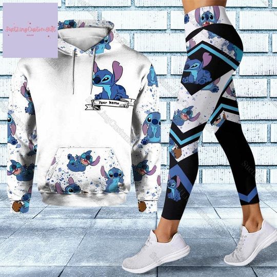 Personalized Stitch Hoodie, Womens Leggings, Disney Stitch Shirt, Lilo And Stitch Hoodie