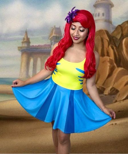 Discover Cosplay Fishy Flounder: Women's Oceanic Athletic Skater Dress