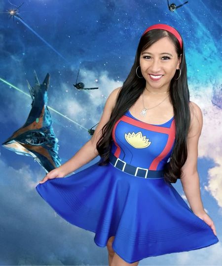 Discover Cosplay The Guardians -Sleeveless Skater Dress - Embrace Adventure with Legendary Style