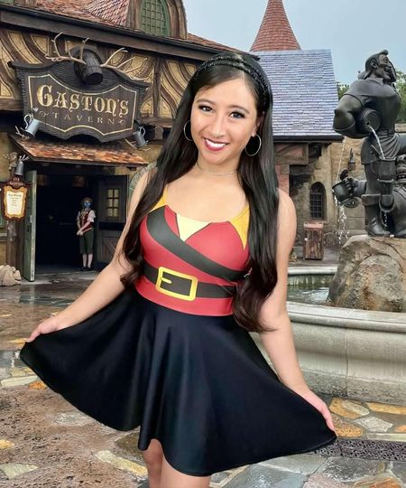 Discover Cosplay Heroic Braggart Villain - Gaston Skater Dress