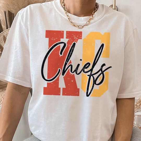 Discover Chiefs sweatshirt, KC Chiefs in my heart Hoodie, Kansas City Football T shirt, Gift For Football Fan Tee, KC Football T shirt AAA