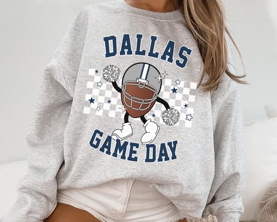 Discover Dallas Cowbo Football Game Day Crewneck Sweatshirt / T-Shirt, Cowboy Sweatshirt, Dallas Football Crewneck Sweatshirt, Dallas Fans Gift