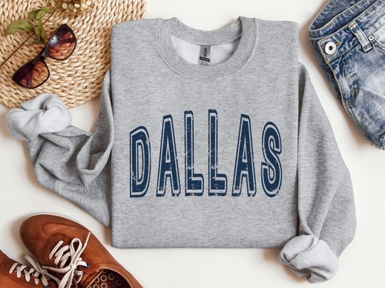 Discover Dallas Football Sweatshirt, Dallas Football Shirt, Vintage Dallas Football Sweatshirt, Dallas Fan Gift, Sunday Football Sweater