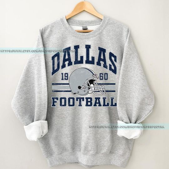 Discover Dallas Football Vintage Style Sweatshirt T-Shirt, Dallas Football Shirt, Cowboy Sweatshirt, Dallas Shirt, Football Shirt.