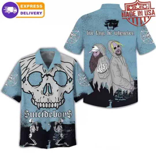 Hot Suicideboys Hawaiian Shirt  Summer Button Down Shirt