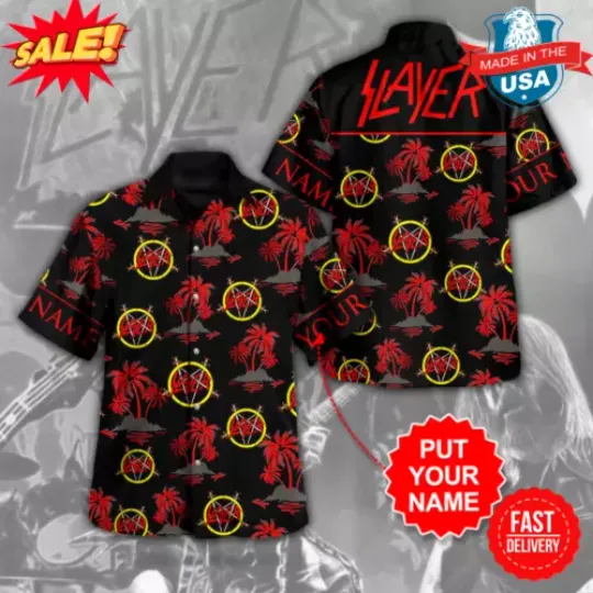 Discover Personalized Slayer band Hawaiian Shirt