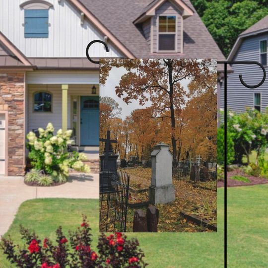 Discover Halloween Yard Flag | Spooky Outdoor Garden Decoration