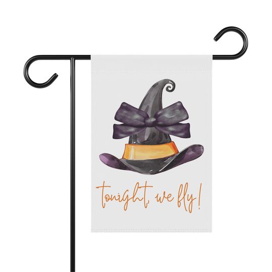 Discover Halloween Yard Flag | Halloween Mailbox Flag | Witch Yard Flag