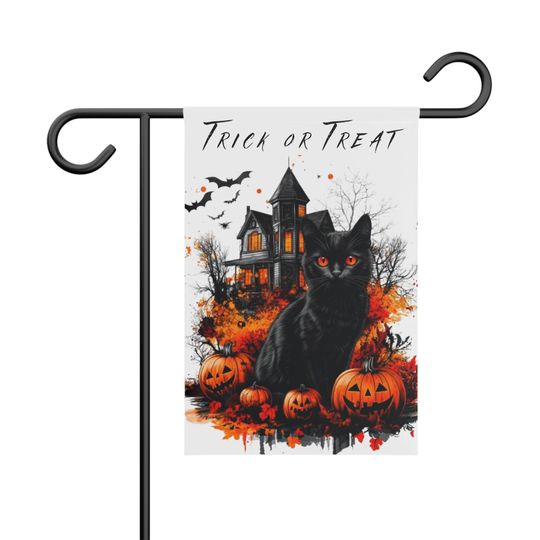 Discover Halloween Welcome Garden Banner | Spooky Outdoor Decor | Fall Yard Sign
