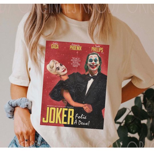 Discover Vintage Design Joker 2 Folie  Deux Shirt