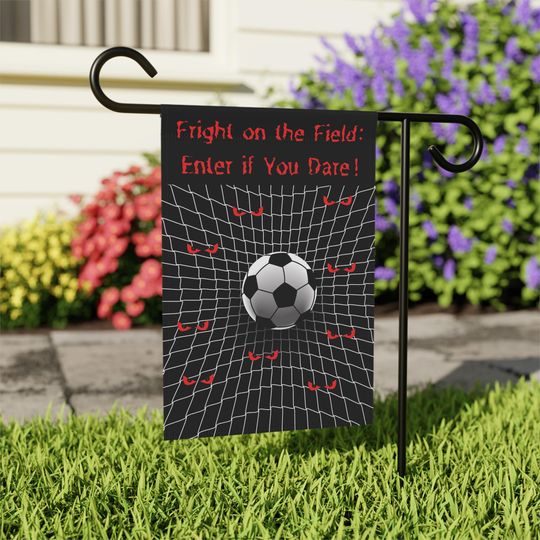 Discover Fright on the Field Halloween Flag, Creepy Cute Decor, Outdoor Halloween