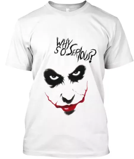 WHY SO SERIOUS jocker Tee T-Shirt