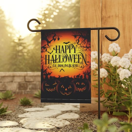Discover Halloween Decoration, Happy Halloween Garden Flag , Garden Banner