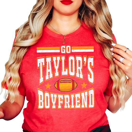 Discover Chief's Go Taylor's Boyfriend Shirt for Adults, Women's Chiefs T-Shirt, Funny TS Outfit,Chiefs Era Shirt,Matching Chiefs Tshirt for Game Day