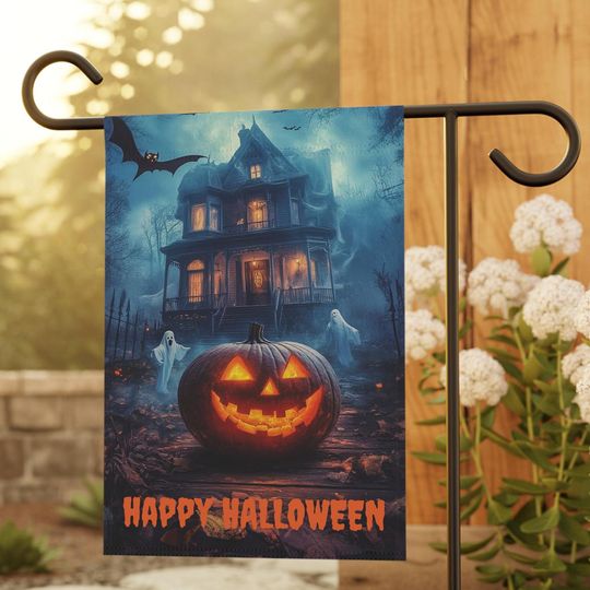 Discover Halloween Garden Flag, Halloween Garden Flag Gift, Halloween Party Gift