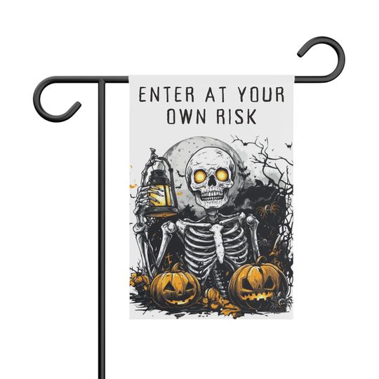 Discover Halloween Welcome Garden Banner | Spooky Outdoor Decor