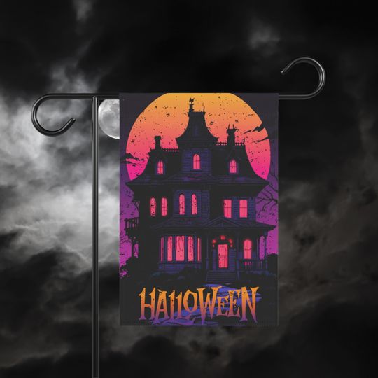Discover Personalized Halloween Garden Banner | Custom Spooky Yard Flag