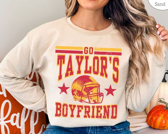 Discover Go Taylor's Boyfriend Sweatshirt, Go Taylor's BF Retro Sweatshirt, Comfort Colors Taylor Travis Shirt