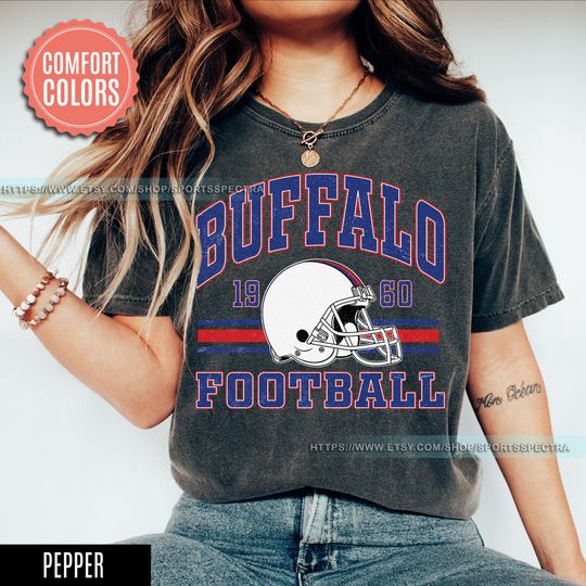 Discover Vintage Style Comfort Colors T-Shirt, Buffalo Bill T-Shirt, Bill T-Shirt, Bills Football, Buffalo New York