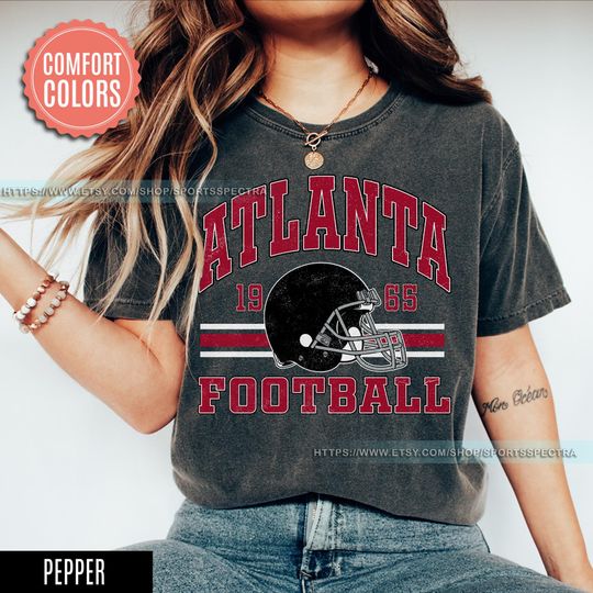 Discover Atlanta Football Vintage Style Comfort Colors T-Shirt,Atlanta Football shirt,Atlanta Football T-Shirt,Sunday Football
