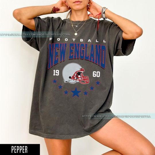 Discover New England Football Vintage Style Comfort Colors T-Shirt,The Pats T-Shirt,Vintage New England Fan Gift Crewneck,Patriots T-Shirt