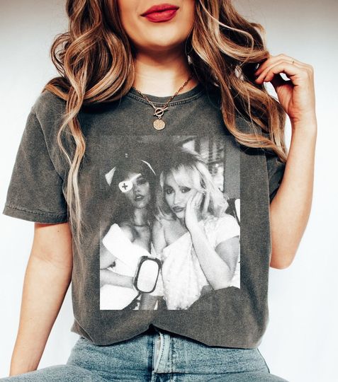 Discover Sabrina Carpenter Shirt, Trendy Sabrina Merch, Sabrina New Album Shirt, Halloween shirt, Fan Concert Shirt, Gift For Women Men Shirt