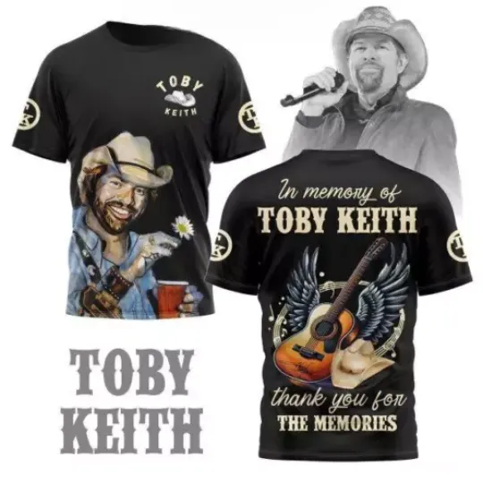 In The Memory Of Toby Keith Thank You T-Shirt