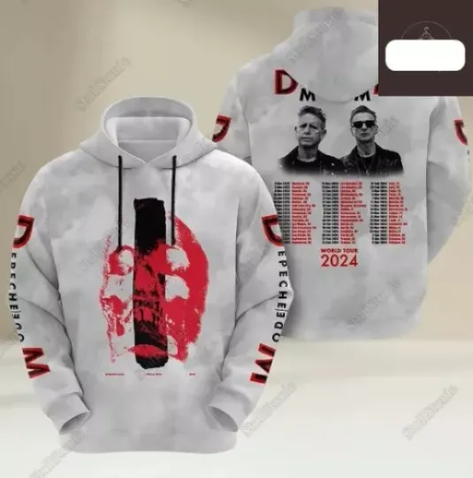 Discover Depeche Mode Shirt, Depeche Mode World Tour 2024 Hoodie, Depeche Mode Band