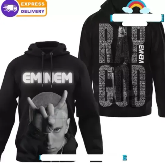 Discover Eminem Rap God 3D Hoodie