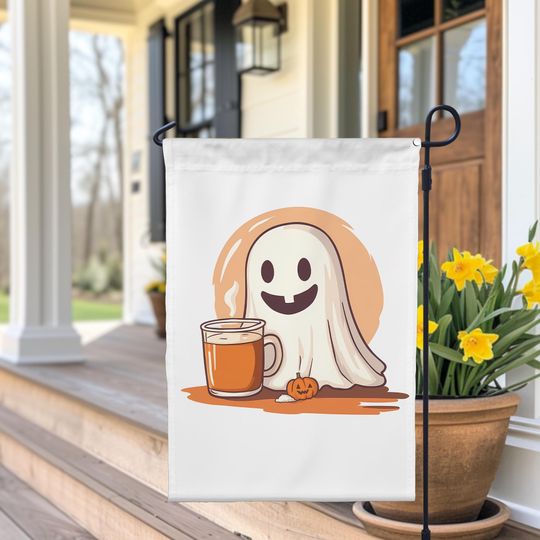 Discover Halloween ghost Garden Flag Decor, Halloween Flag For Yard