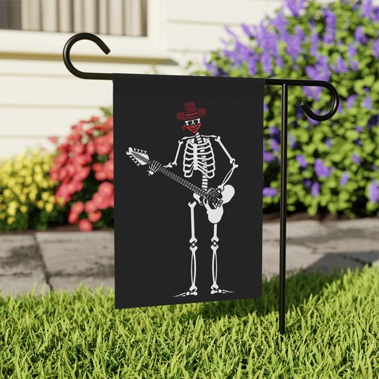 Discover Skeleton Garden Flag, Fall Garden Flag, Halloween Garden Flag