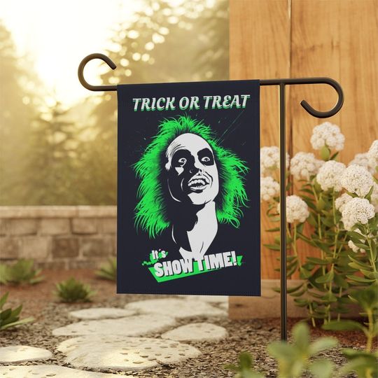 Discover Trick or Treat Halloween Garden Flag, Halloween Garden
