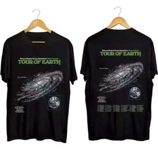Discover Glass Animals - Tour of Earth 2024 Shirt, Glass Animals Band Fan Shirt