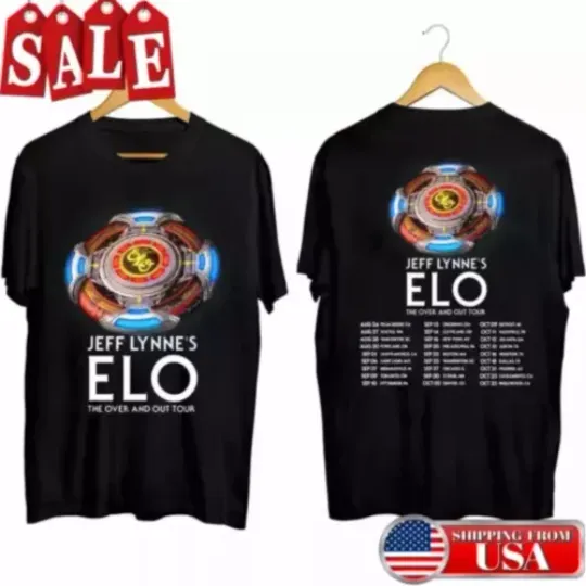 New Jeff Lynne Tour 2024 ELO T-Shirt