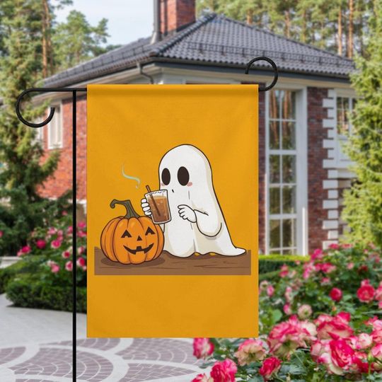 halloween  boo boo crew  Garden Flag  -halloween  ghost garden flag