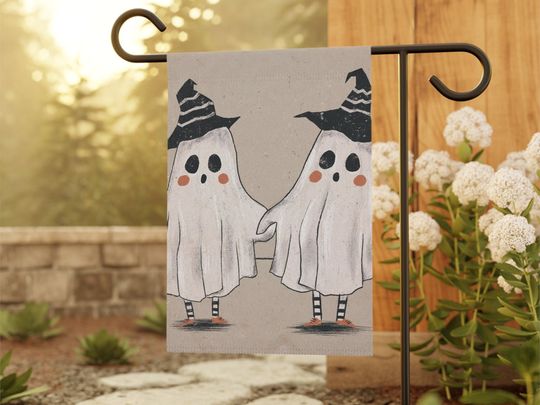 Discover Halloween Garden Flag Welcome Flag Double Sided Flag Halloween Flag