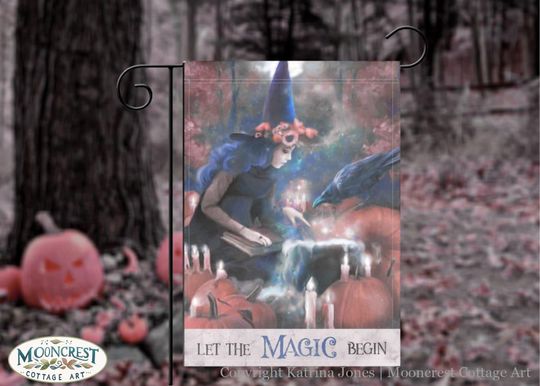 Discover Halloween Garden Flag - Halloween Witch Pumpkin Decoration