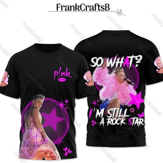 Discover Pink Singer Tour 2024 Shirts, Pink So What Im Still A Rock Star Tshirt, Pink Music Hoodie, Pink Summer Carnival Tour Tee, Gift For Her