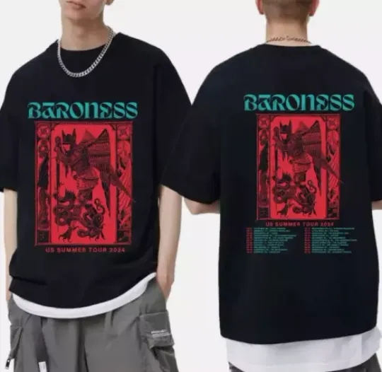 Discover Baroness US Summer Tour 2024 T-Shirt