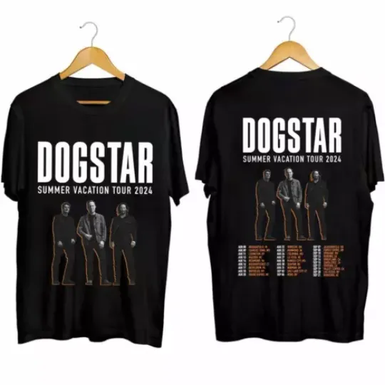 Discover Dogstar Summer Vaction US Tour 2024 Shirt  Dogstar Band Fan Shirt  Dogstar 2024