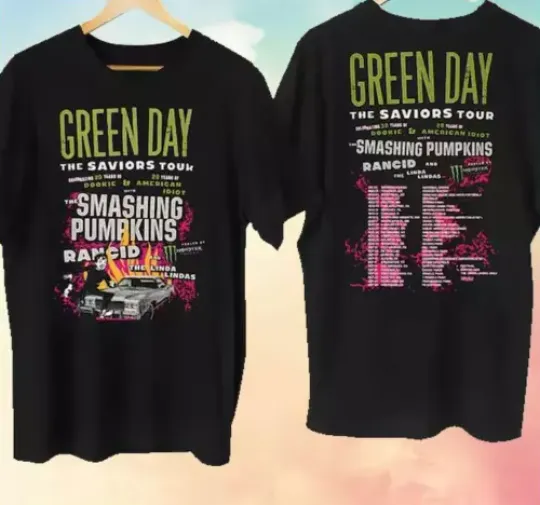 Green Day The Saviors Tour 2024 Short-Sleeve T-Shirt