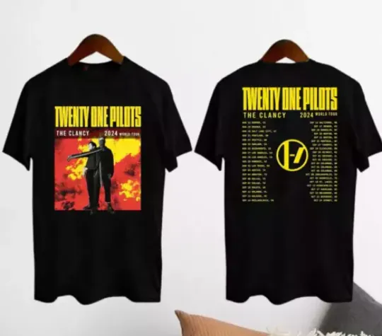 Discover Pilotss band Clancy World Tour 2024 T-Shirt, Pilotss band Shirt