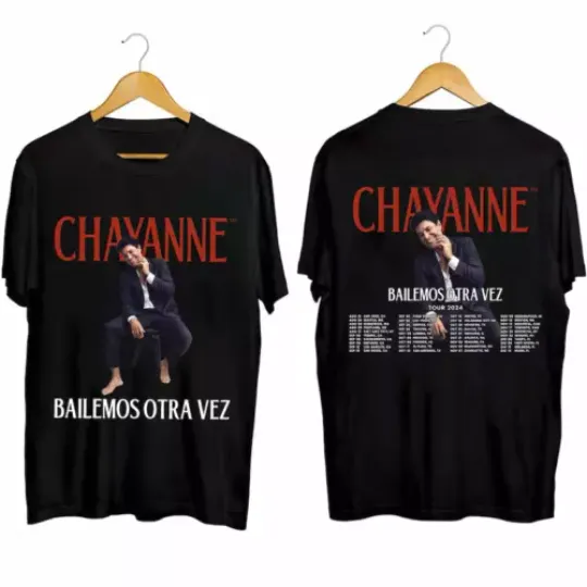 Discover Chayanne - Bailemos Otra Vez Tour 2024 Shirt, Chayanne Fan Shirt, Chayanne 2024