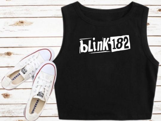 B182 Tank Top B182 Crop Tank Top blink182 croptop
