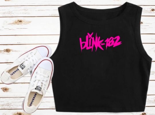 B182 Tank Top B182 Crop Tank Top blink182 croptop Mark Tom Travis B182 Tour Shirt