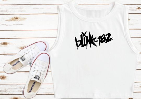 B182 Tank Top B182 Crop Tank Top blink182 croptop Mark Tom Travis B182 Tour Shirt